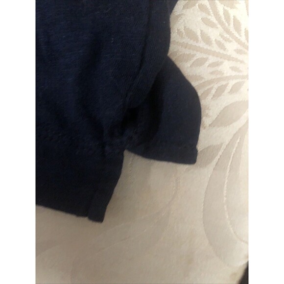 Loft Vintage Soft Women’s V Neck Short Sleeve Stretch Black Size Large - Picture 8 of 9